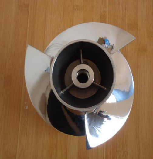 Diameter 150mm Customized High Precision 3 Blade Jet Ski Stainless Steel Propellers For VX1100